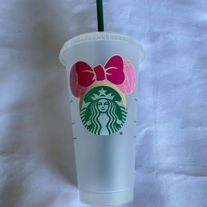 Custom Disney Concha Ears Starbucks Vinyl Cup
